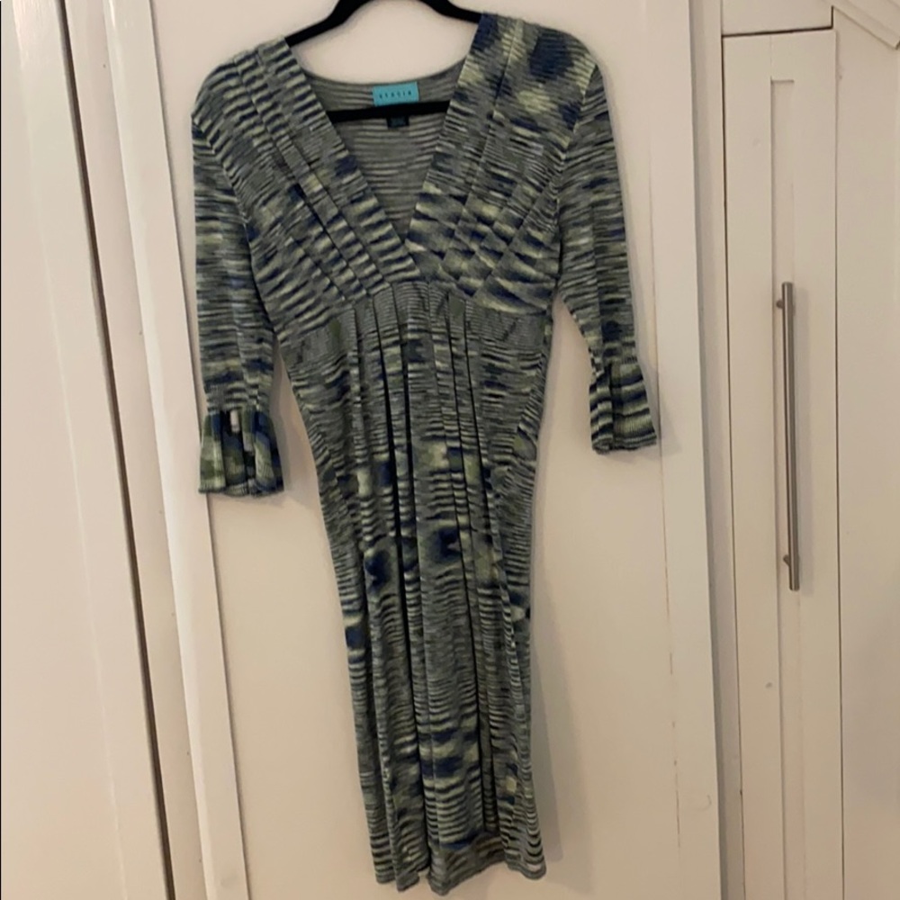 Fun 3/4 length sleeve dress by Stacia.